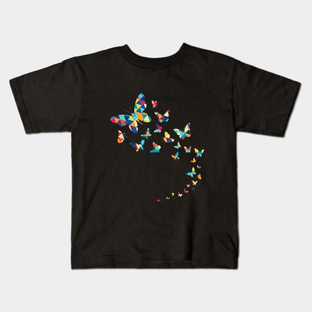 Butterfly - Butterflies Kids T-Shirt by Kudostees